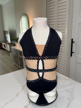 Semi Custom LA Designs Black Leotard Size Child XS